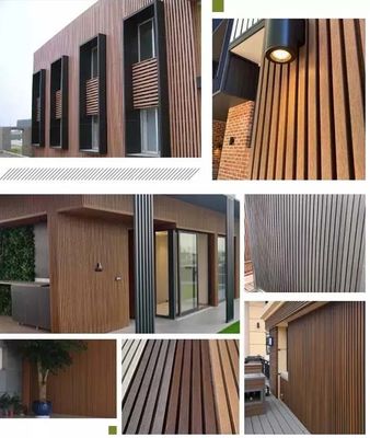 Esay, zum Holzes des PS-Platten-zu installieren 3D geriffelt PS-Wand-Äußeres