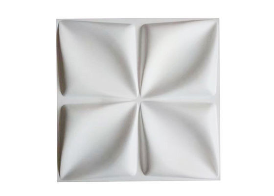 500x500mm dekoratives 3D Wände PVC-Haus Diamond Gold Wall Panel