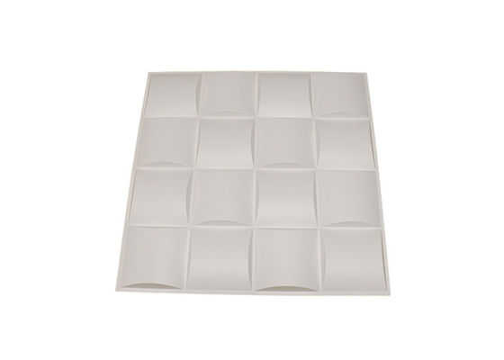 500x500mm dekoratives 3D Wände PVC-Haus Diamond Gold Wall Panel