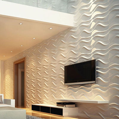 Wände Art Wall Panel Geometric Decoratives 3D 3D PVC-Wand