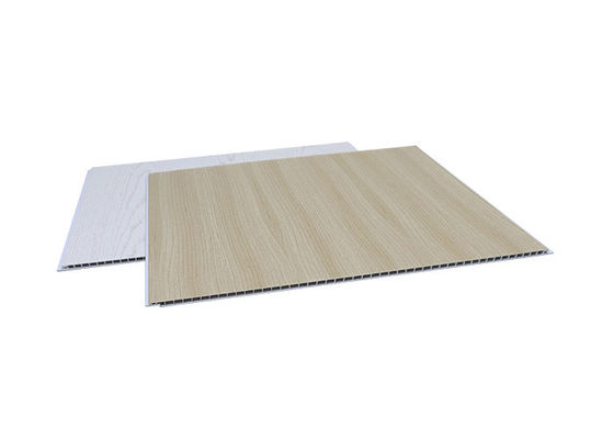 Innenholz PVC-Deckenverkleidung zusammengesetzte PVC-Beschichtungs-Plastikumhüllung geriffeltes Wand-Brett