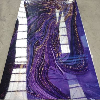 Wasserdichter Wand-Dekor PVC-Blatt-Marmor-Entwurf 1220x2440 1220x2800