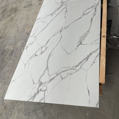 Wasserdichter Wand-Dekor PVC-Blatt-Marmor-Entwurf 1220x2440 1220x2800