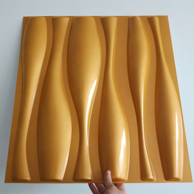 50x50cm dekoratives 3D Wand-Hauptmoderner Entwurf InnenpVC 100%