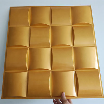 50x50cm dekoratives 3D Wand-Hauptmoderner Entwurf InnenpVC 100%