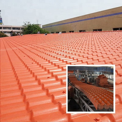 Asa Synthetic Resin Roof Tiles runzelte Plastiküberdachungsblätter der PVC-Schindel-Dachplatte-UPVC
