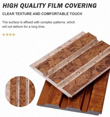 Innendekoratives Wand-Brett-alternatives Holz der polystyren-Wand-2.9m