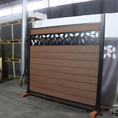 Hölzernes Korn Wpc-Wand-Zaun-Panel Outdoor For-Haus