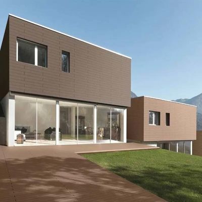 Co-Verdrängung Außen-Wpc-Wand-Umhüllung wasserdicht für Garten-Dekoration
