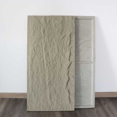Kulturelle Stein-Platte dunkles Grey Simulation Polyurethane Inneneinrichtung PUs 5cm