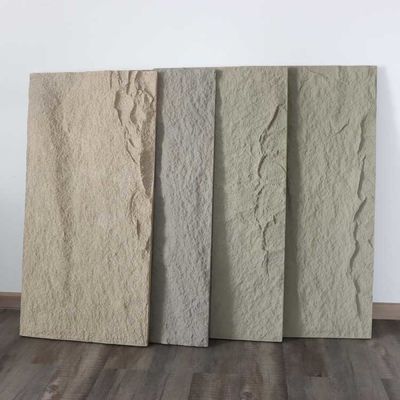 Kulturelle Stein-Platte dunkles Grey Simulation Polyurethane Inneneinrichtung PUs 5cm