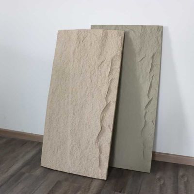 Innenluxus-PU-Faux-Steinwand wasserdichtes 3D dekoratives 100mm