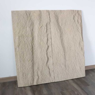 Innenluxus-PU-Faux-Steinwand wasserdichtes 3D dekoratives 100mm
