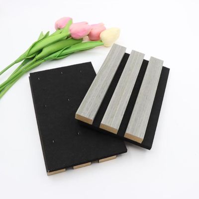 Luxus-Akustikplatten aus Holzfurnier, Stoff, Holz, gerillt, geriffelt