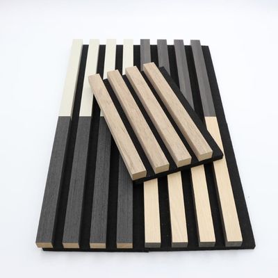 600 * 21 mm Akustikplatten aus umweltfreundlichem Bambusfaser-Akupanel-Holz
