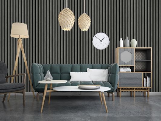 21*600*2400mm schalldichte akustische geriffelte Brettplatte für die Innendekoration