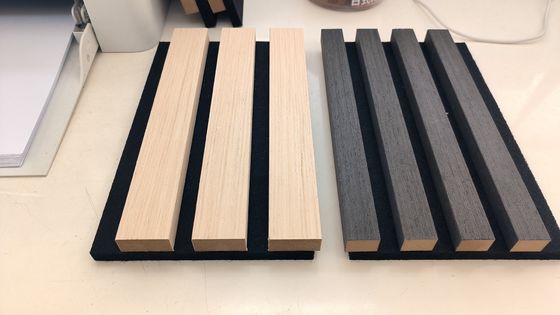 12 mm Dicke Akustikplattenplatte Holz Schieferwandplatte für die Wohnkultur