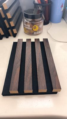 12 mm Dicke Akustikplattenplatte Holz Schieferwandplatte für die Wohnkultur