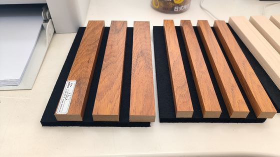 12 mm Dicke Akustikplattenplatte Holz Schieferwandplatte für die Wohnkultur