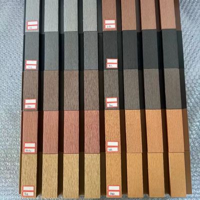 Natürliche Holzkorn Textur Außen Wpc Wandplatte Rosenholz Ahorn Rotbraun Teakholz