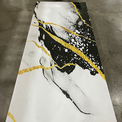 1220*2440mm 3D-digital gedruckte UV-Marmorplatten UV-Bilder für Fernsehbildschirme Wanddekoration