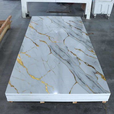1220x2800mm Innenarchitektur PVC-Marmorblech