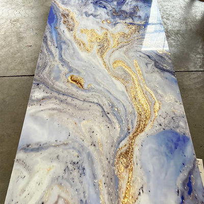 1220x2800mm Innenarchitektur PVC-Marmorblech