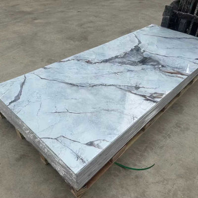 1220x2800mm Innenarchitektur PVC-Marmorblech