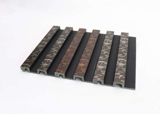 Dekoratives Wandpaneel aus Holz Farbe Polystyrol 3D Ps geriffelte Wandpaneel Wallboard