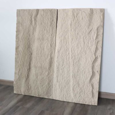 Kulturelle Stein-Platte dunkles Grey Simulation Polyurethane 120 * 60cm Inneneinrichtung PUs