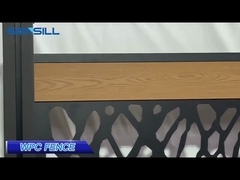 Verdrängung Wpc des Garten-Co zäunen zusammengesetzten Mehltau-Beweis Panel Wood Plastics ein