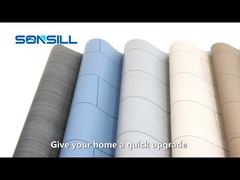 Ein genauer Blick: Einfach zu installieren und zu entfernen, dekorativer Fußbodenfilm mit realistischen Mustern