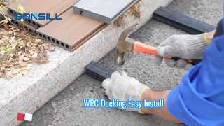 WPC -Decking im Freien